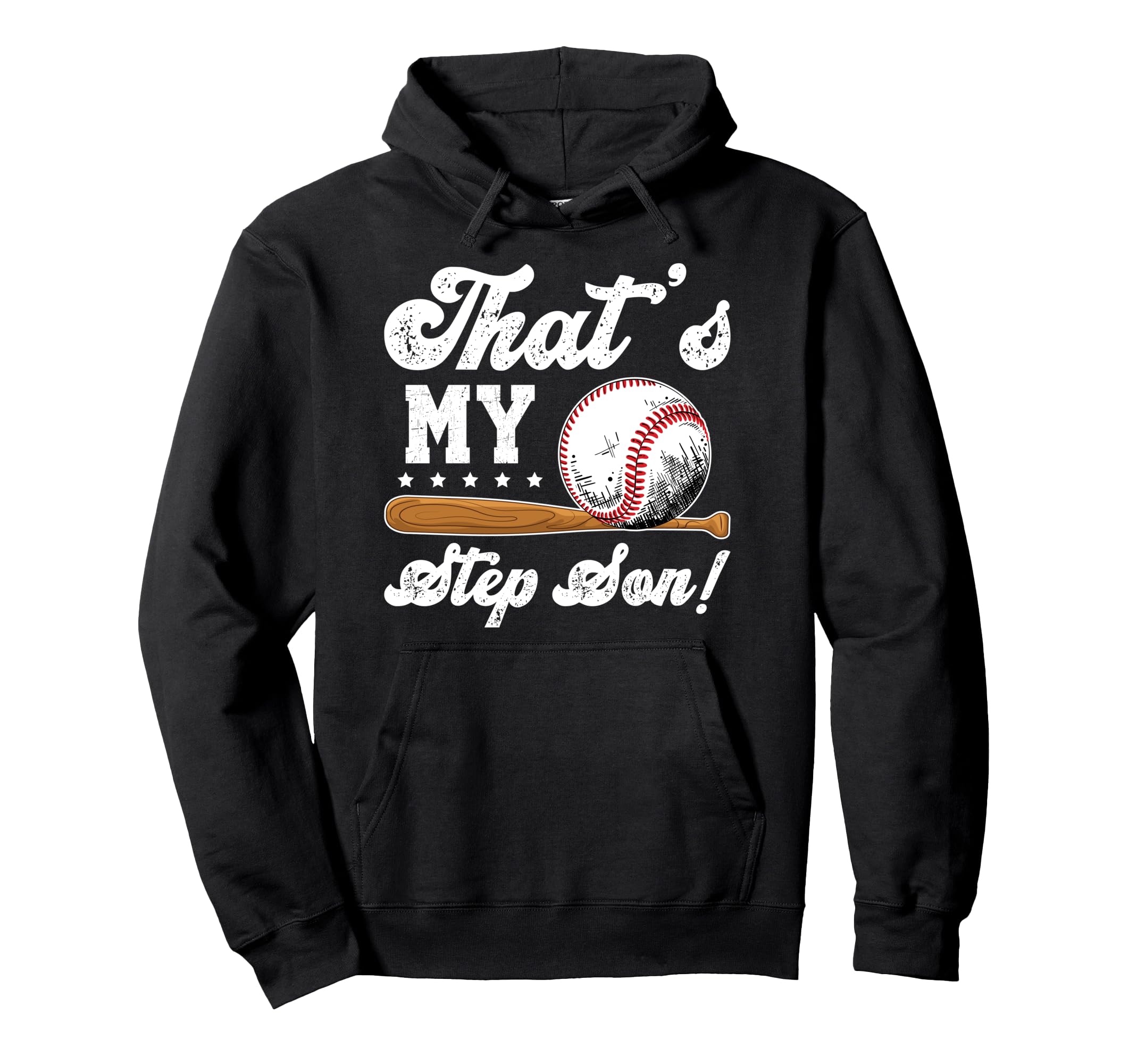 Proud Baseball Step Dad Baseball Player Hoodie - Custom Art Print Unisex - T-Shirt, Sweatshirt, Hoodie