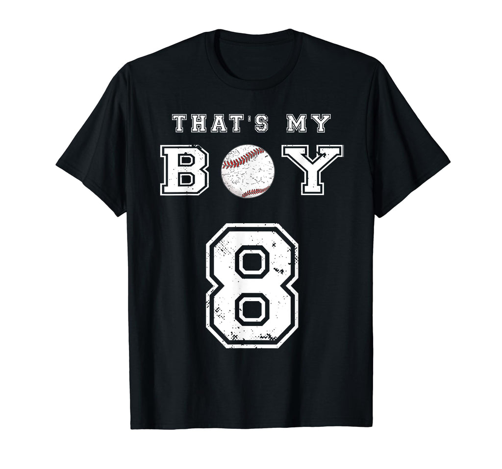 Thats My Baseball 8 Jersey T-Shirt - Casual Everyday Wear for Adults - T-Shirt, Sweatshirt, Hoodie