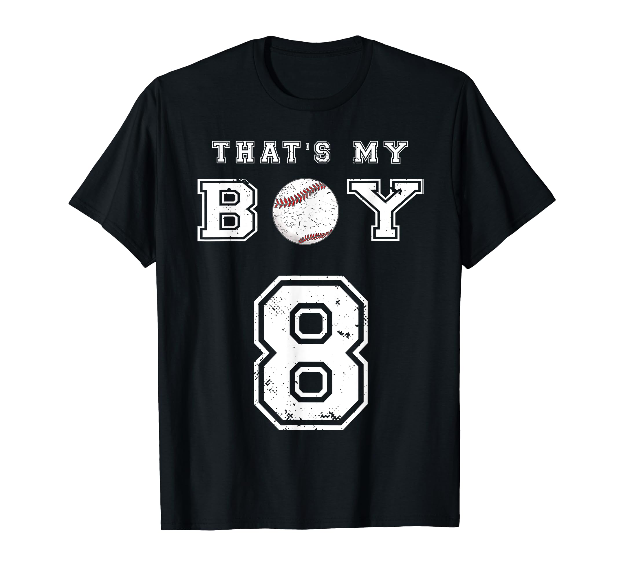 Thats My Baseball 8 Jersey T-Shirt - Casual Everyday Wear for Adults - T-Shirt, Sweatshirt, Hoodie