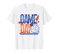 Volleyball Game Day Volleyball Mom Blue T-Shirt - Streetwear Style Unisex - T-Shirt, Sweatshirt, Hoodie