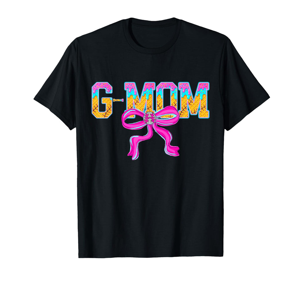 Baseball G Mom Ice Cream Drip Game Day T-Shirt - Unique Graphic Unisex - T-Shirt, Sweatshirt, Hoodie
