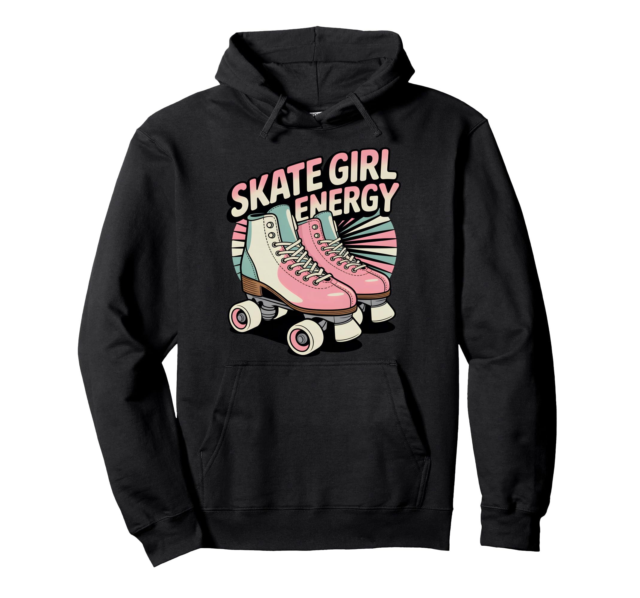 Skate Energy Roller Skating Hoodie - Casual Everyday Wear Men Women - T-Shirt, Sweatshirt, Hoodie