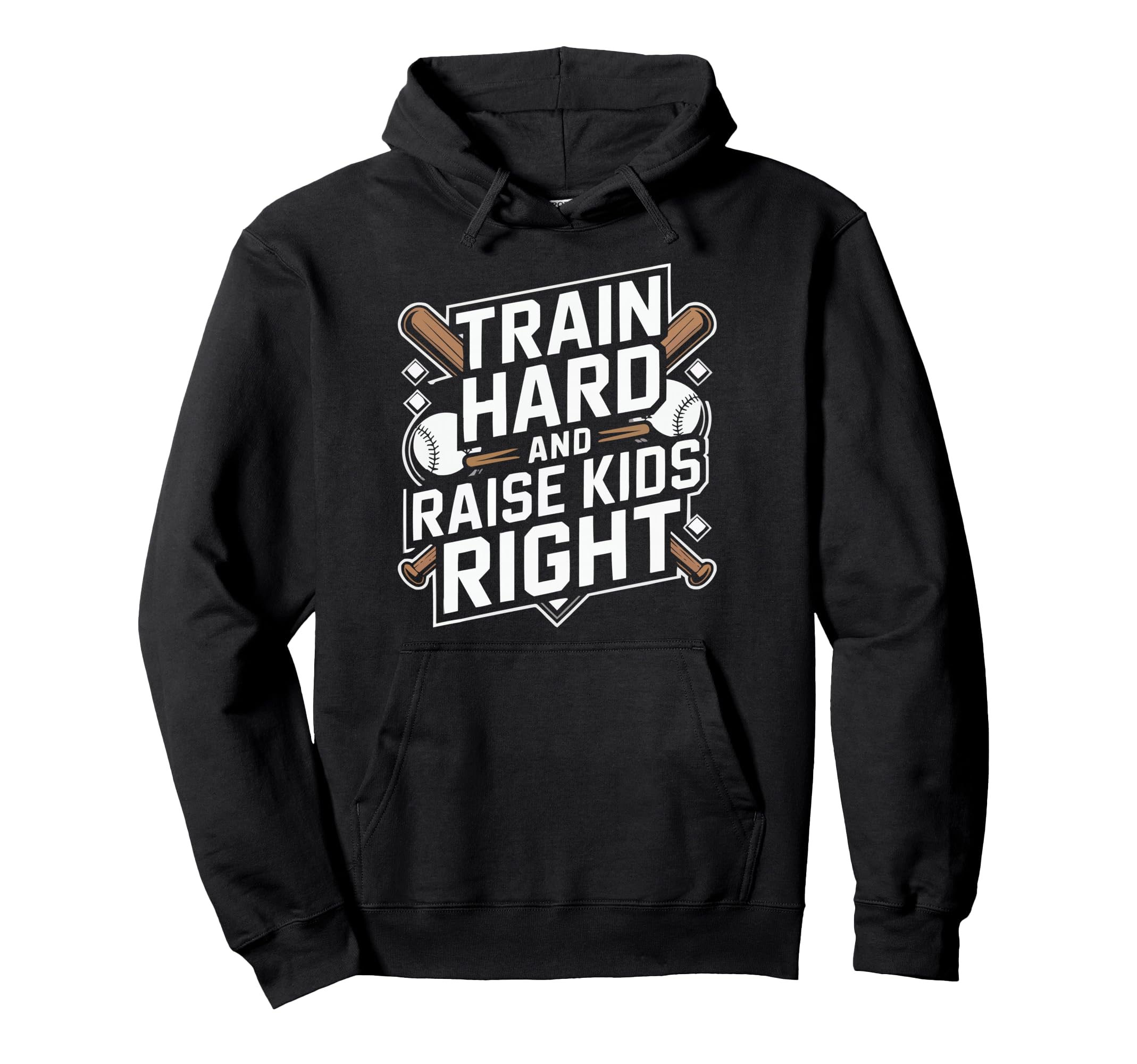 Baseball Dad Baseballer Daddy Baseball Hoodie - Custom Art Print Unisex - T-Shirt, Sweatshirt, Hoodie