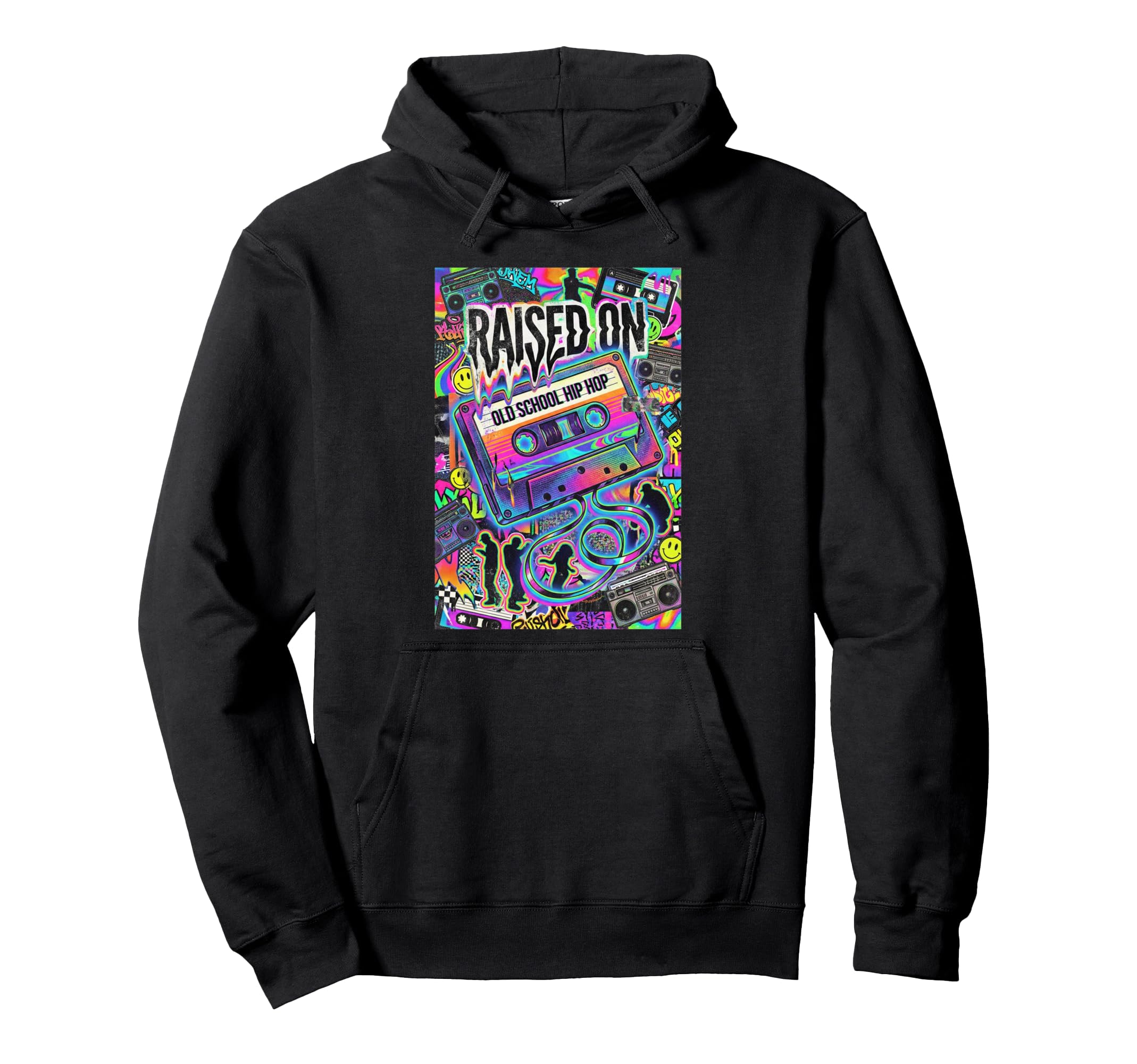 80S 90S 00S Rap Playlist Hip Hop Hoodie - Custom Art Print for Adults - T-Shirt, Sweatshirt, Hoodie