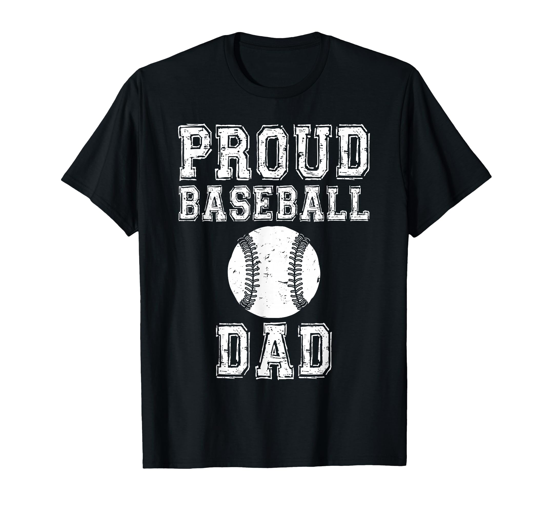 Proud Baseball Dad Game Day Sports T-Shirt - Custom Art Print for Adults - T-Shirt, Sweatshirt, Hoodie