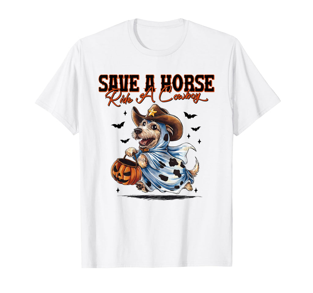 Save Horse Ride Cowboy Country Western T-Shirt - Custom Art Print Unisex - T-Shirt, Sweatshirt, Hoodie