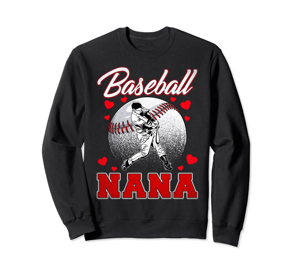 Baseball Nana Family Matching Players Sweatshirt - Trendy Graphic Unisex - T-Shirt, Sweatshirt, Hoodie