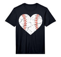 Baseball Heart Sports Player Coach T-Shirt - Streetwear Style Men Women - T-Shirt, Sweatshirt, Hoodie