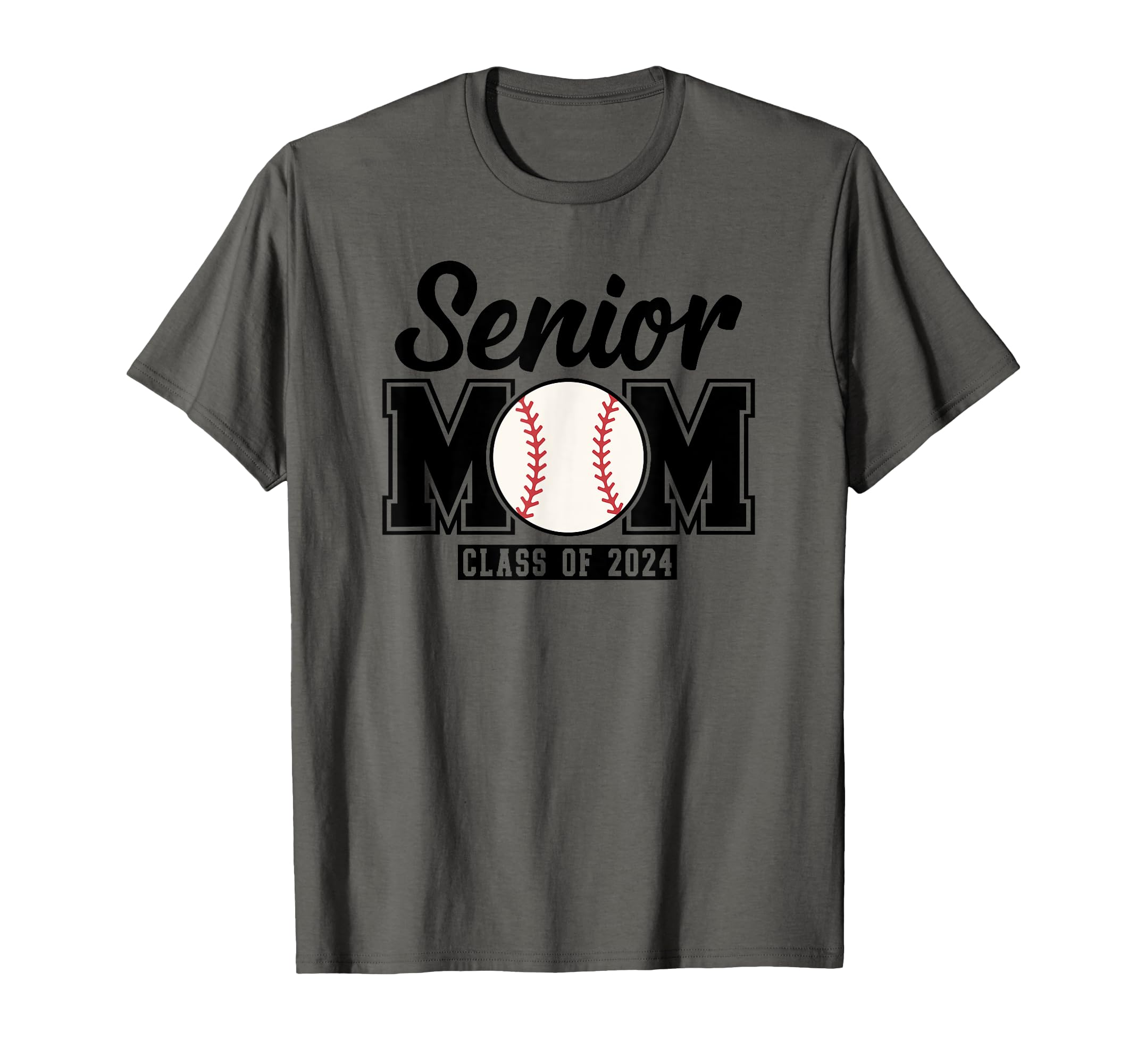 Senior Mom Class 2024 Baseball T-Shirt - Novelty Apparel Unisex - T-Shirt, Sweatshirt, Hoodie