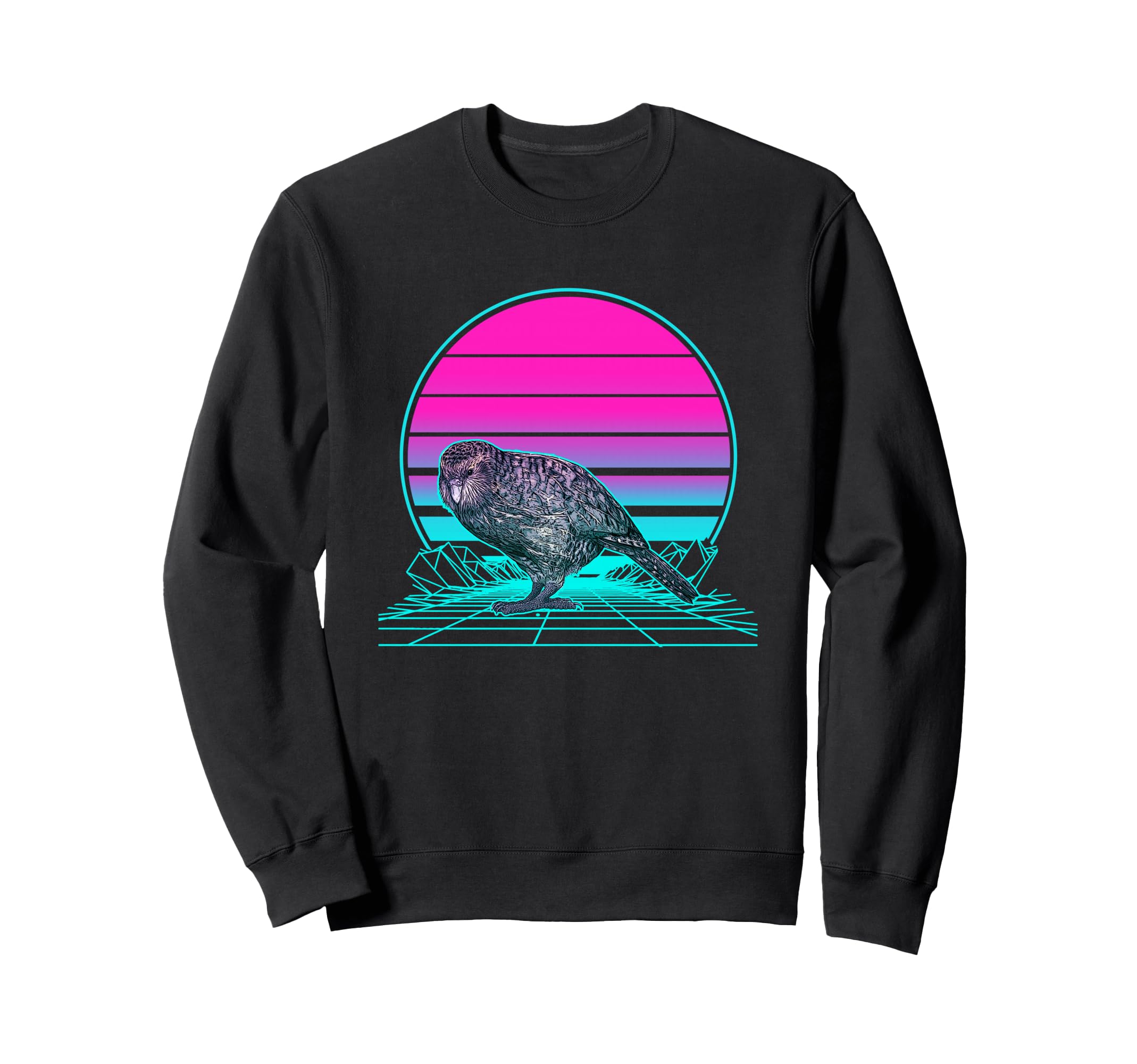 Sunset Kakapo Sweatshirt - Novelty Apparel Unisex - T-Shirt, Sweatshirt, Hoodie