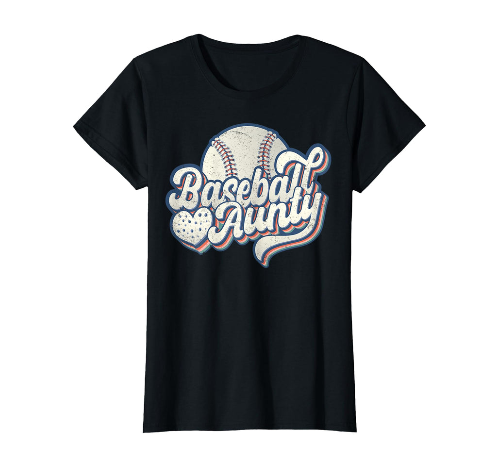 Baseball Aunty Funny Baseball Lover Aunt T-Shirt - Minimalist Print Unisex - T-Shirt, Sweatshirt, Hoodie