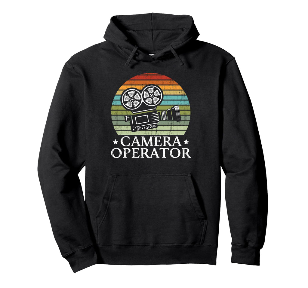 Cameraman Video Film Camera Hoodie - Aesthetic Graphic Unisex - T-Shirt, Sweatshirt, Hoodie
