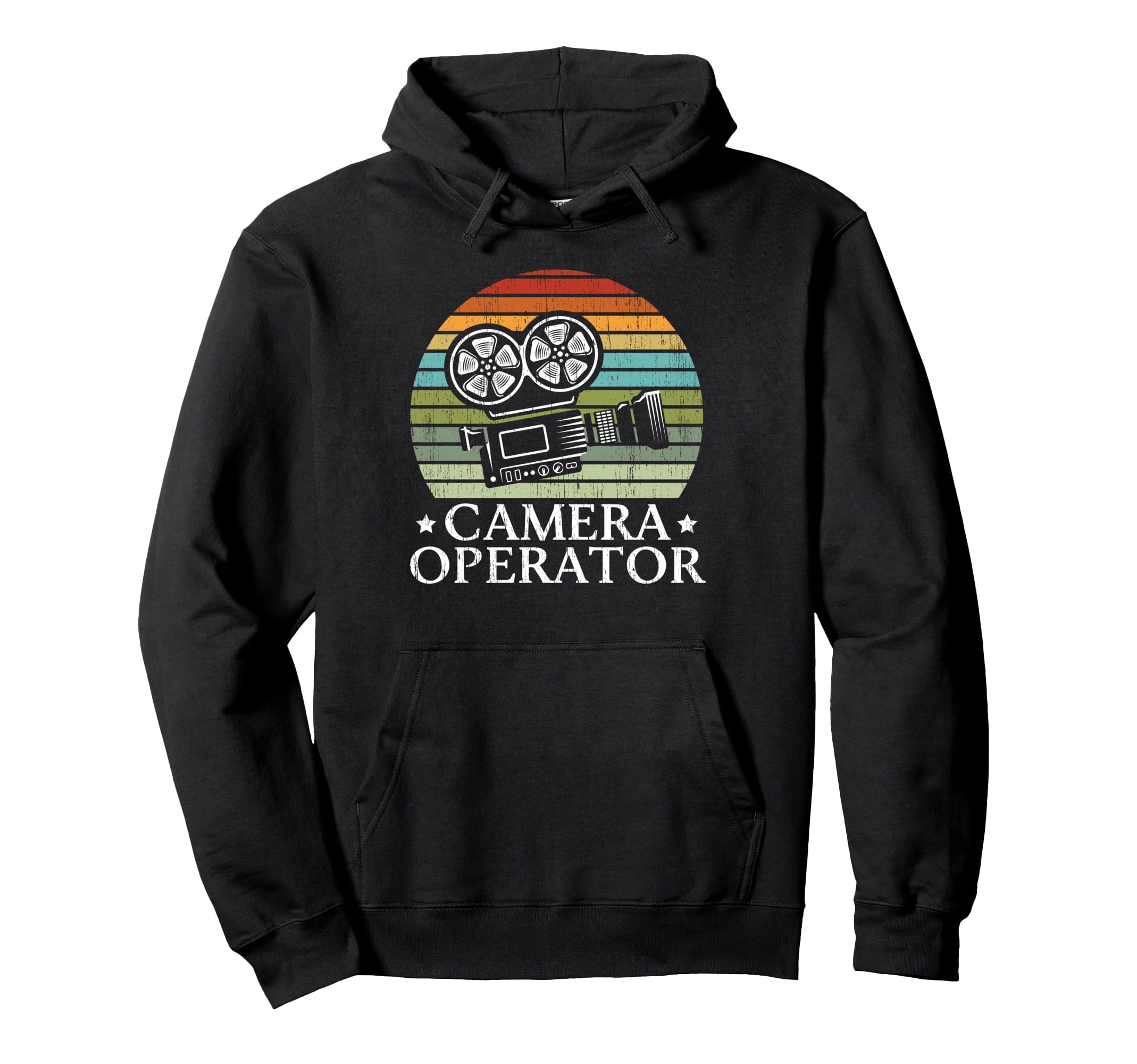 Cameraman Video Film Camera Hoodie - Aesthetic Graphic Unisex - T-Shirt, Sweatshirt, Hoodie
