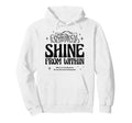 Shine From Within Floral Aesthetic Boho Hoodie - Novelty Apparel Unisex - T-Shirt, Sweatshirt, Hoodie