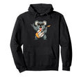 Funny Koala Rock Music Guitar Animal Hoodie - Custom Art Print Men Women - T-Shirt, Sweatshirt, Hoodie