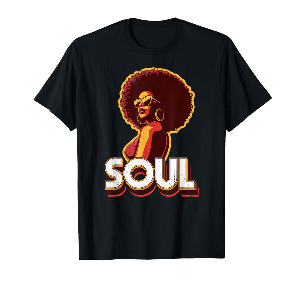 Afro Funk 70S Soul T-Shirt - Novelty Apparel Men Women - T-Shirt, Sweatshirt, Hoodie