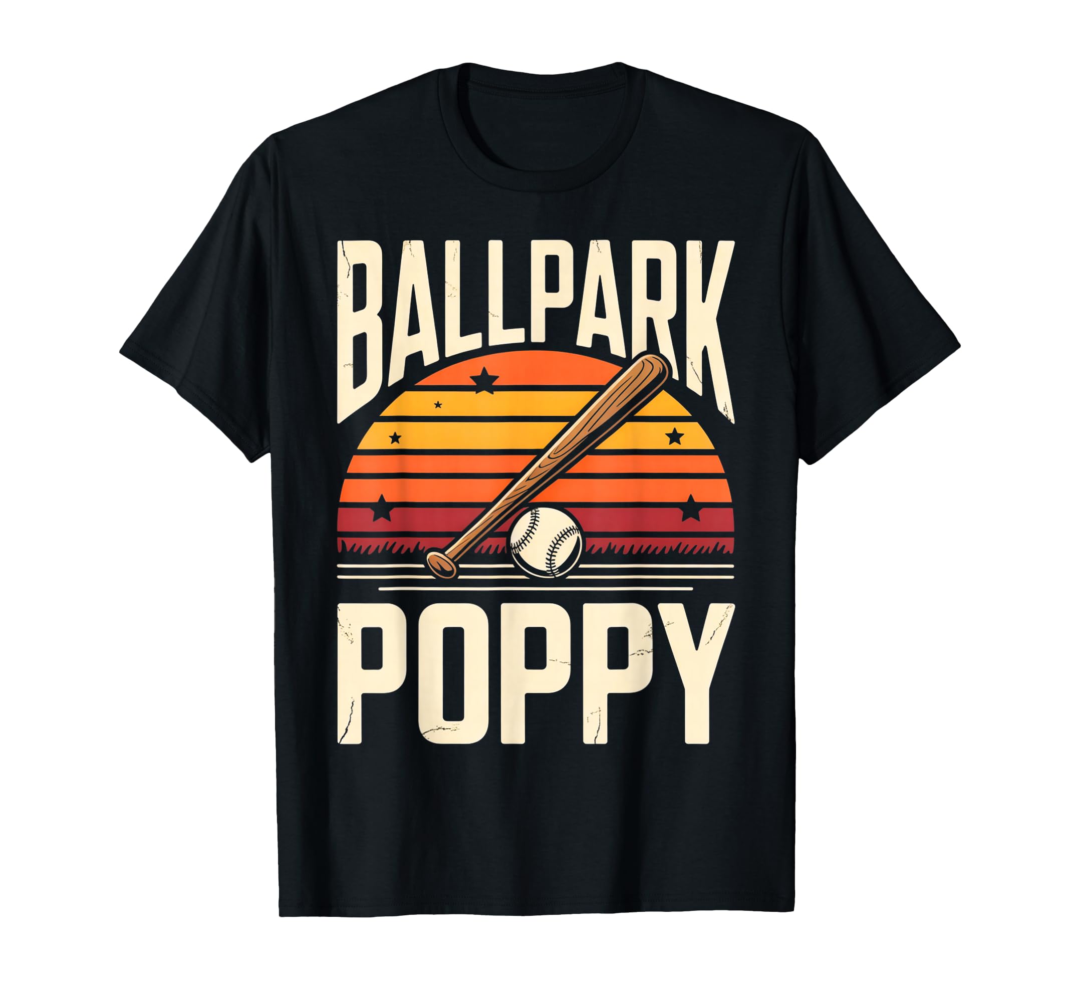 Ballpark Poppy Softball And Baseball T-Shirt - Unique Graphic Men Women - T-Shirt, Sweatshirt, Hoodie