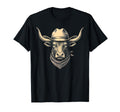 Bull Cowboy Hat Bandana Western T-Shirt - Trendy Graphic for Adults - T-Shirt, Sweatshirt, Hoodie