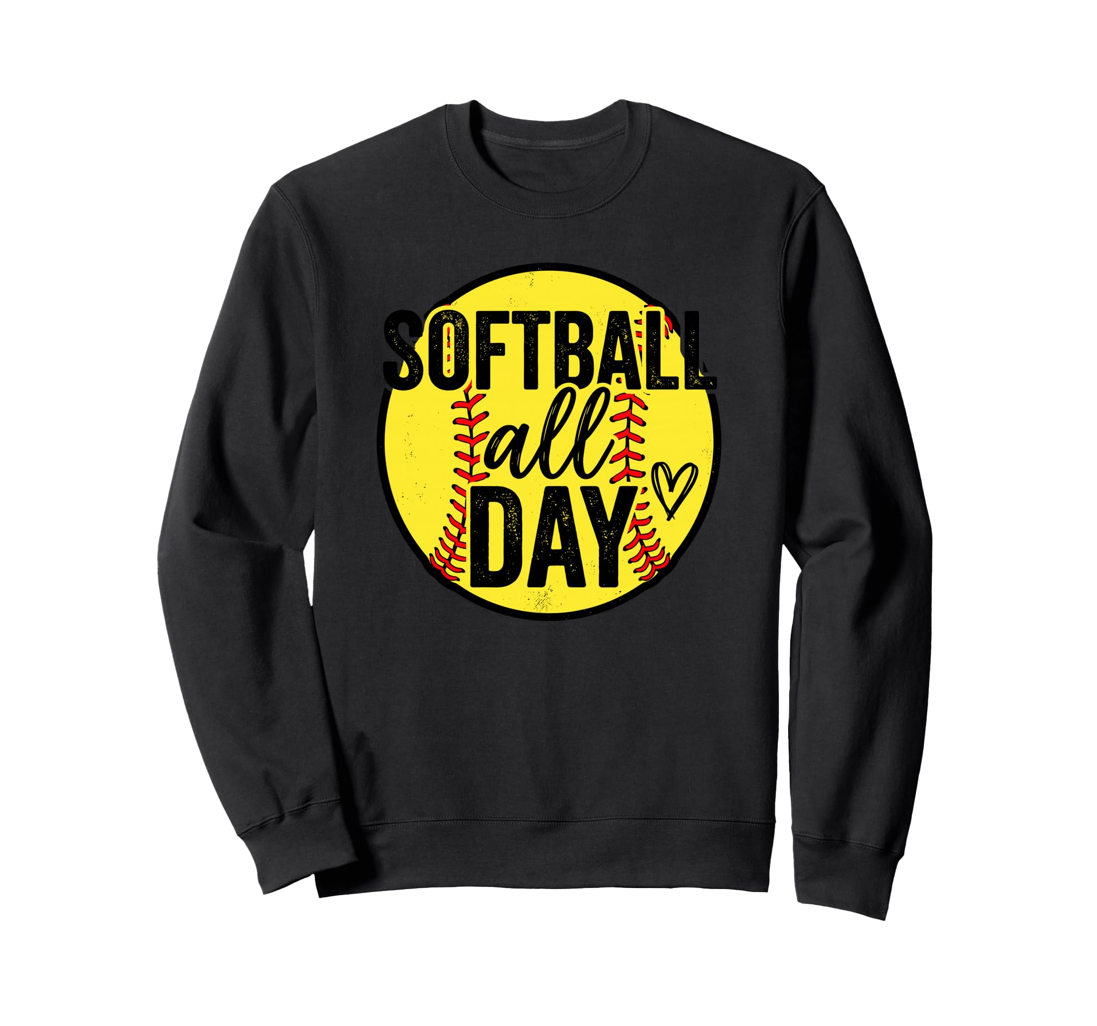 Softball All Day Mom Grandma Sweatshirt - Novelty Apparel Men Women - T-Shirt, Sweatshirt, Hoodie