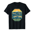 Badlands National Park Sunset Emblem T-Shirt - Graphic Print for Adults - T-Shirt, Sweatshirt, Hoodie