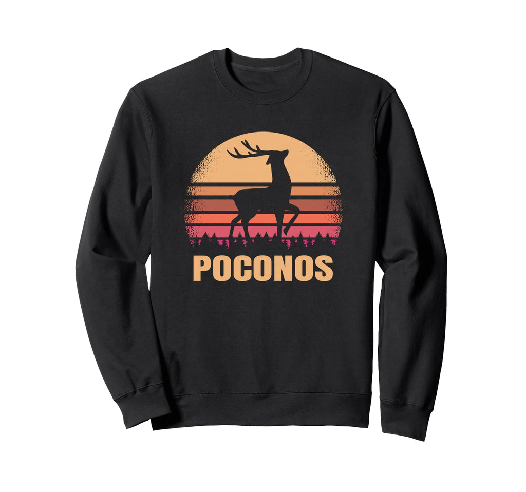 Poconos Pennsylvania Deer Pa Sweatshirt - Custom Art Print Men Women - T-Shirt, Sweatshirt, Hoodie