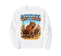 Capybara 70S 90S Capybara Animal Lover Sweatshirt - Graphic Print Unisex - T-Shirt, Sweatshirt, Hoodie