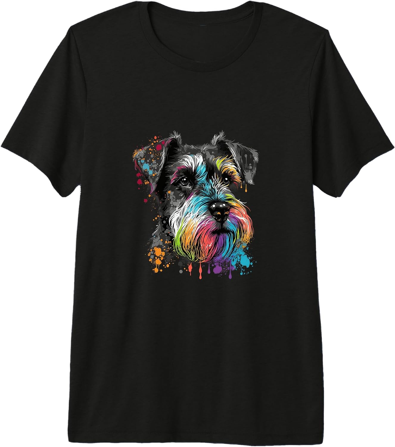 Miniature Schnauzer Gifts Pop Art - Adult & Kids T-Shirts, Sweatshirts & Hoodies apparel design preview 1