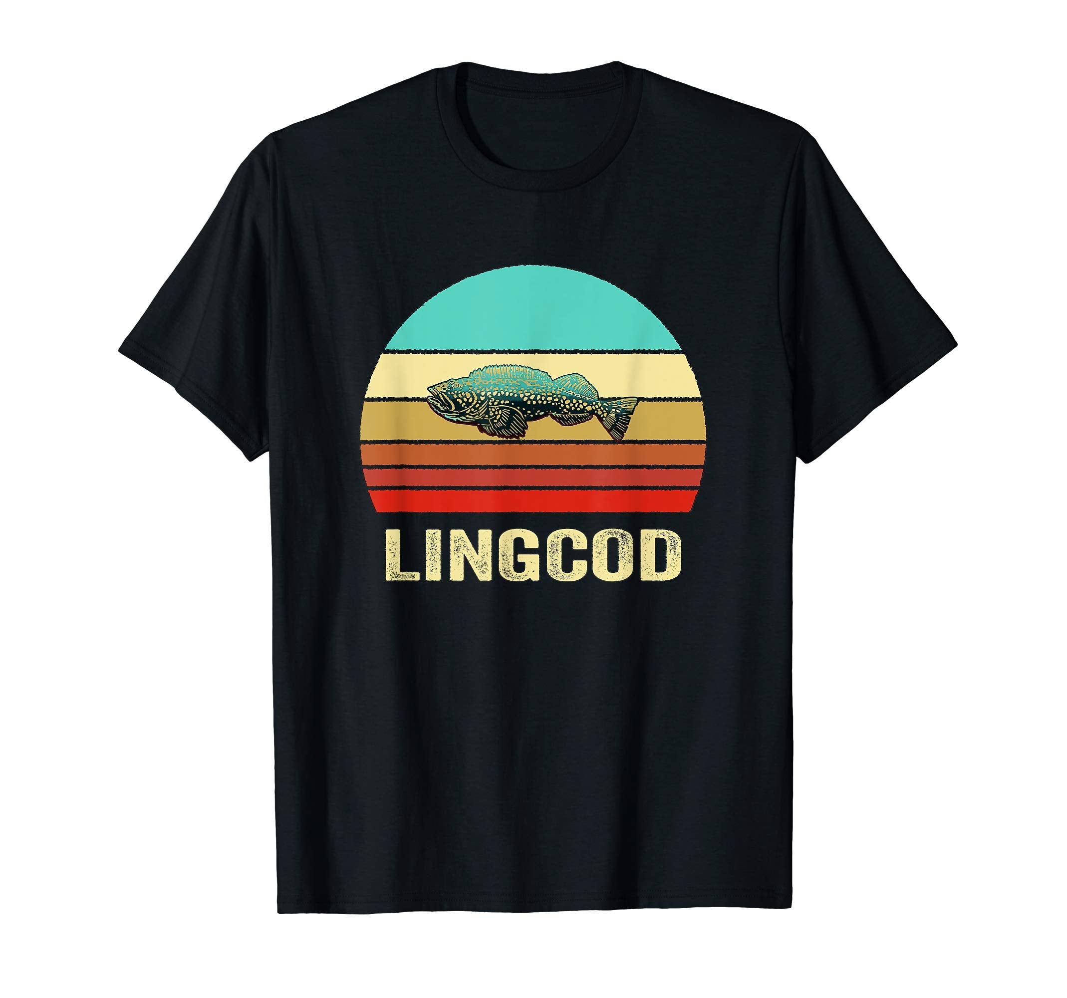 Sunset Lingcod T-Shirt - Unique Graphic Men Women - T-Shirt, Sweatshirt, Hoodie