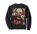 Japanese Streetwear Cyberpunk Y2K Sweatshirt - Custom Art Print Men Women - T-Shirt, Sweatshirt, Hoodie