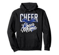 Cheer Mom Mother Bow Cheerleader Hoodie - Casual Everyday Wear Men Women - T-Shirt, Sweatshirt, Hoodie