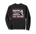 Sport Game Baseball Baseball Mom Sweatshirt - Graphic Print for Adults - T-Shirt, Sweatshirt, Hoodie