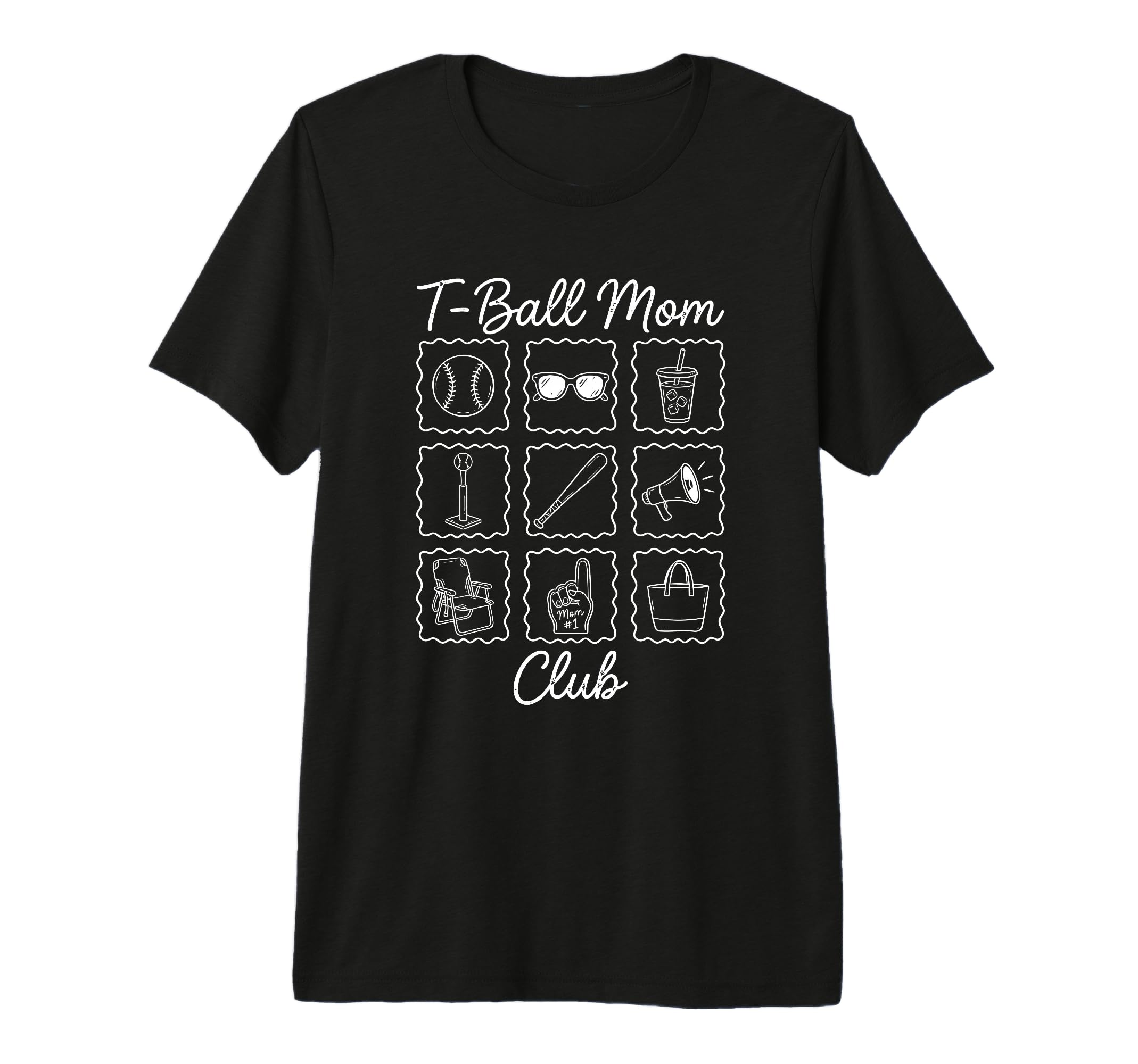 T Ball Mom Baseball Game Day T Ball T-Shirt - Casual Everyday Wear Unisex - T-Shirt, Sweatshirt, Hoodie