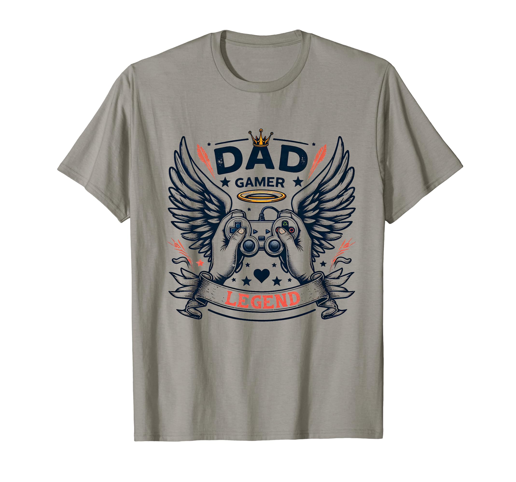 Gamer Dad Game Controller Video Game Father T-Shirt - Graphic Print Unisex - T-Shirt, Sweatshirt, Hoodie
