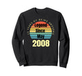 13Th Birthday Legend Since May 2008 Sweatshirt - Graphic Print for Adults - T-Shirt, Sweatshirt, Hoodie