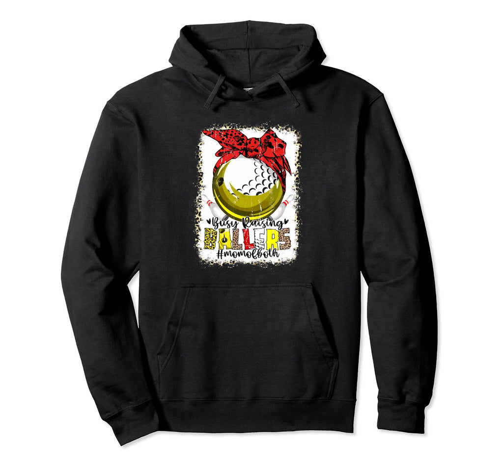 Busy Raising Ballers Baseball Hoodie - Aesthetic Graphic for Adults - T-Shirt, Sweatshirt, Hoodie