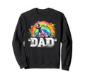 Baseball Dad Fathers Day Sweatshirt - Minimalist Print Men Women - T-Shirt, Sweatshirt, Hoodie