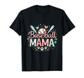 Baseball Mama Sports Heart Paw T-Shirt - Custom Art Print Unisex - T-Shirt, Sweatshirt, Hoodie
