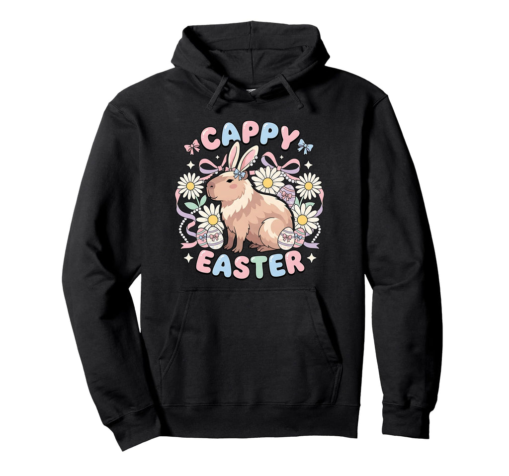 Happy Easter Bunny Ears Rabbit Boho Hoodie - Streetwear Style Men Women - T-Shirt, Sweatshirt, Hoodie
