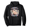 Happy Easter Bunny Ears Rabbit Boho Hoodie - Streetwear Style Men Women - T-Shirt, Sweatshirt, Hoodie