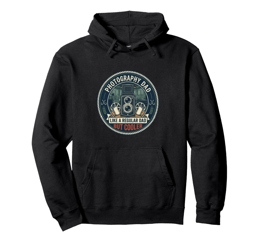 Photography Dad Camera Film Hoodie - Novelty Apparel for Adults - T-Shirt, Sweatshirt, Hoodie