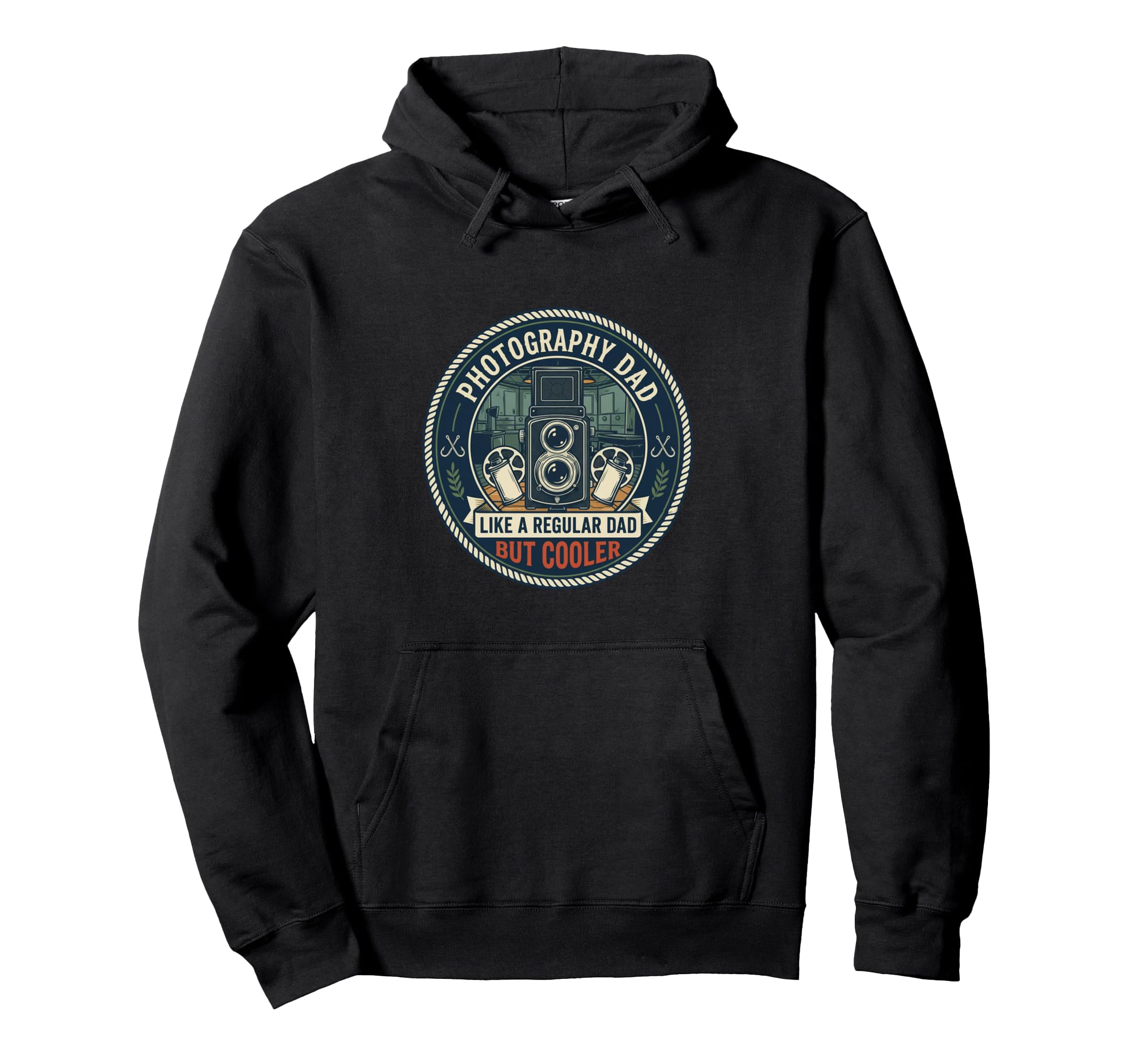 Photography Dad Camera Film Hoodie - Novelty Apparel for Adults - T-Shirt, Sweatshirt, Hoodie