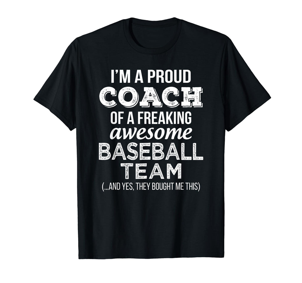 Baseball Coach Funny Thank You T-Shirt - Fun Novelty Design for Adults - T-Shirt, Sweatshirt, Hoodie