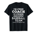 Baseball Coach Funny Thank You T-Shirt - Fun Novelty Design for Adults - T-Shirt, Sweatshirt, Hoodie