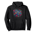 Dripping Paint Boombox Old School 80S Hoodie - Aesthetic Graphic Men Women - T-Shirt, Sweatshirt, Hoodie