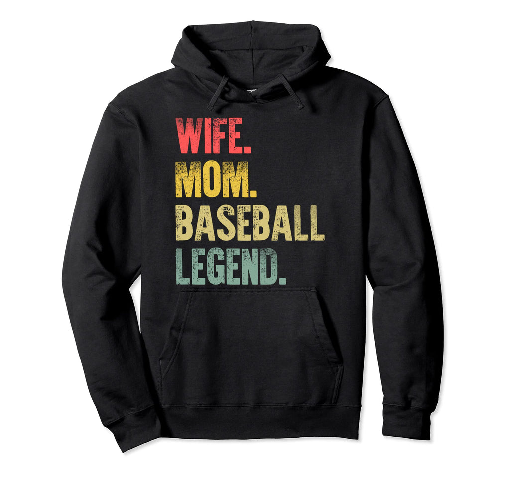 Mother Funny Gift Wife Mom Baseball Hoodie - Aesthetic Graphic Men Women - T-Shirt, Sweatshirt, Hoodie