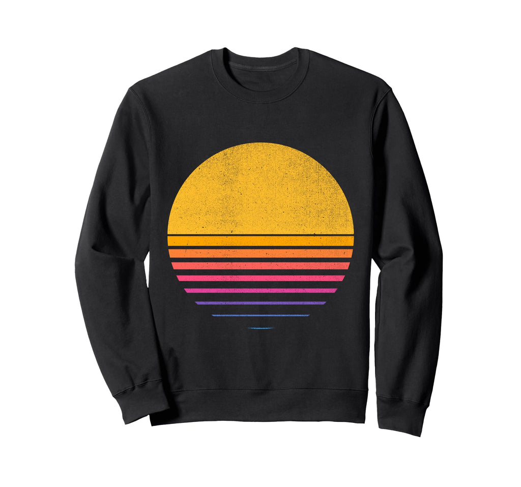 Fade 80S Sunset Sweatshirt - Streetwear Style for Adults - T-Shirt, Sweatshirt, Hoodie