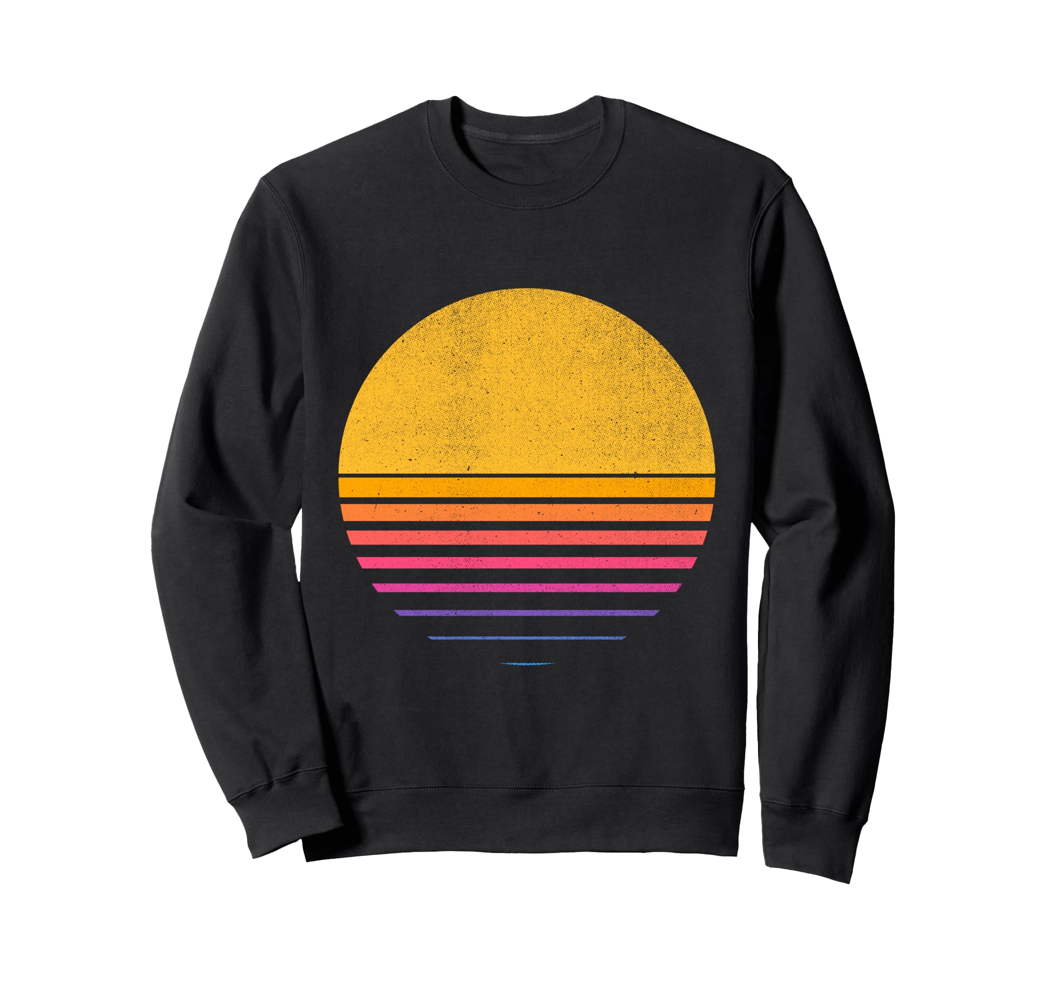 Fade 80S Sunset Sweatshirt - Streetwear Style for Adults - T-Shirt, Sweatshirt, Hoodie