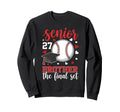 Baseball Senior 2027 Brother Final Set Sweatshirt - Graphic Print Unisex - T-Shirt, Sweatshirt, Hoodie