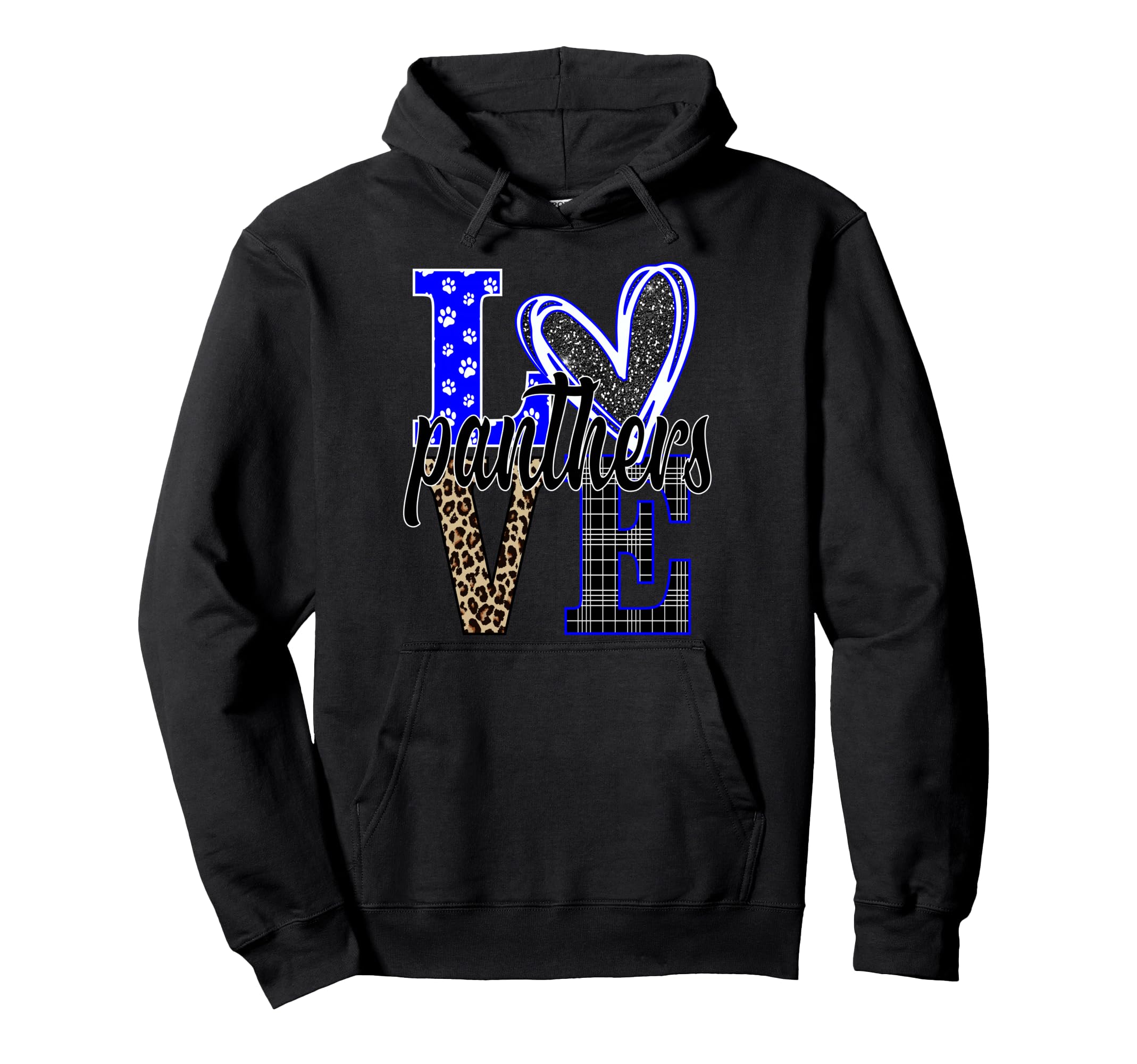 School Spirit Panthers Panther Pride Hoodie - Novelty Apparel Unisex - T-Shirt, Sweatshirt, Hoodie