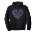 Aesthetic Vaporwave Glitch Heart Hoodie - Custom Art Print Unisex - T-Shirt, Sweatshirt, Hoodie